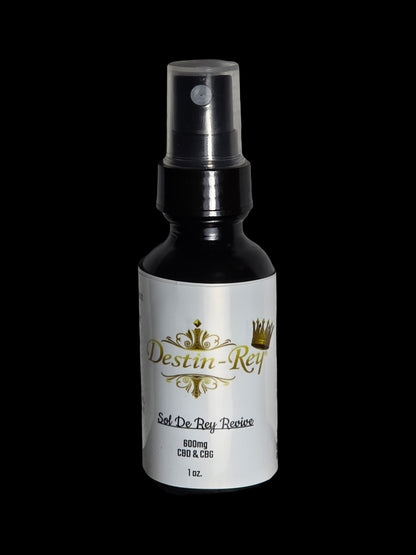 Destin Rey’s Skin Mist Revive Black Bottle