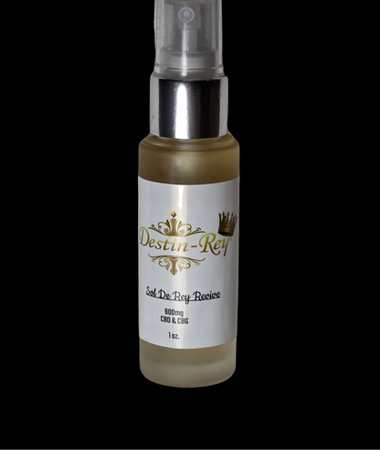 Destin Rey’s Skin Mist Revive Black Bottle